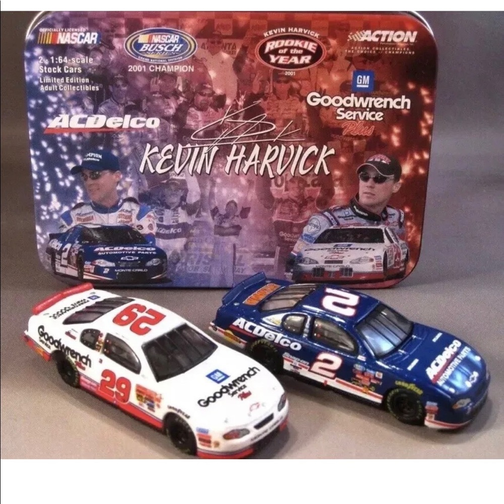 Kevin Harvick 2001 Nascar Rookie Champion Set 1:64